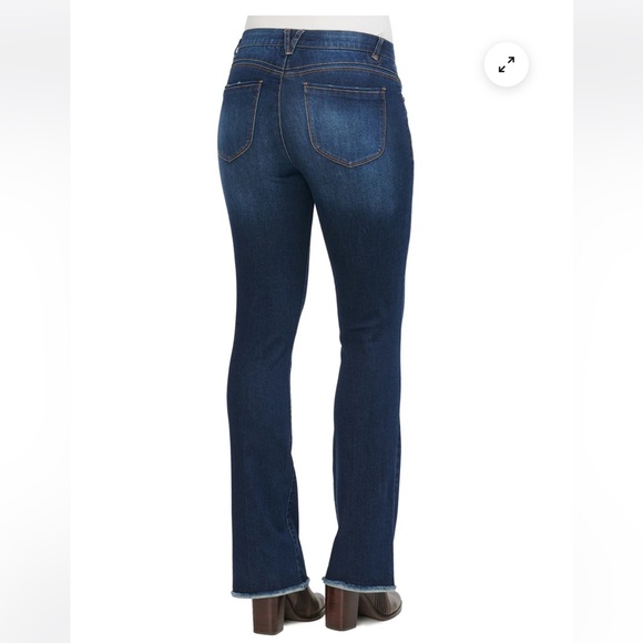 Democracy Absolution Dark Indigo Itty Bitty Boot Cut Jeans - Size 4 - NWOT - Picture 2 of 7